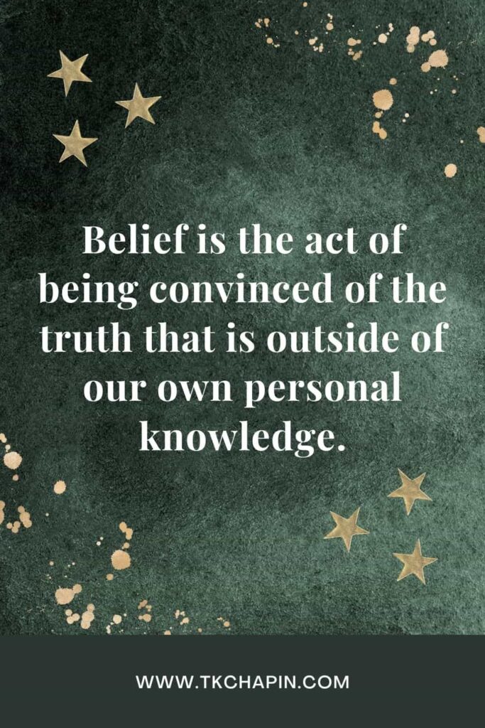Trust and Belief Know The Difference