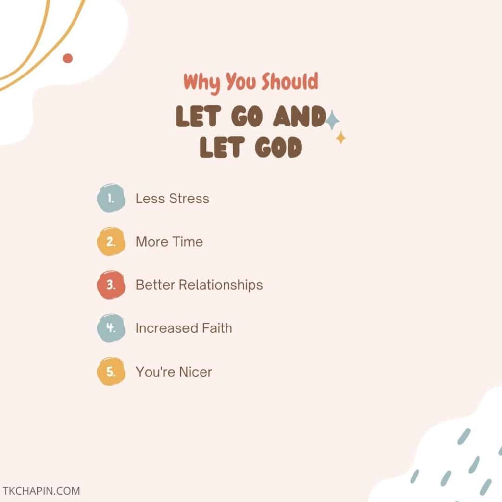 why you should let go and let god numbered list