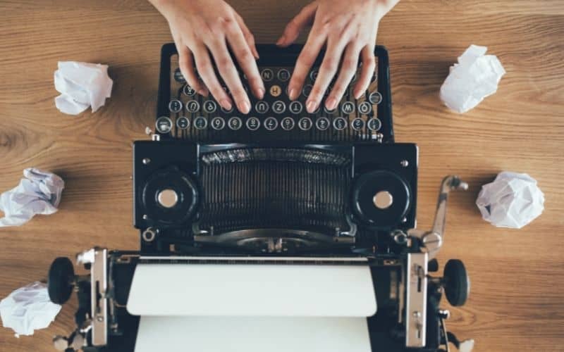 How To Write a Christian Romance Novel Typewriter