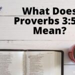 What Does Proverbs 35 6 Mean