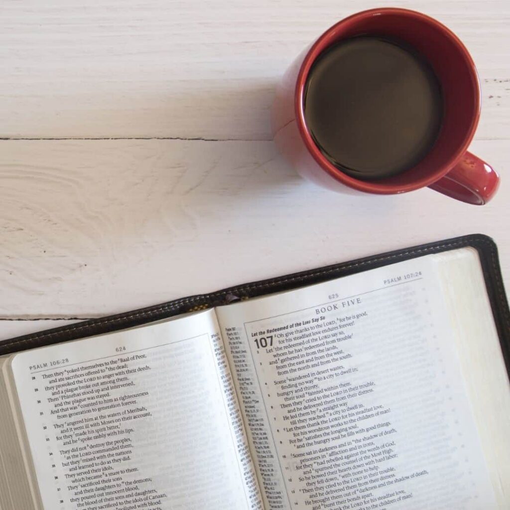 Godly Habits - Coffee and Bible