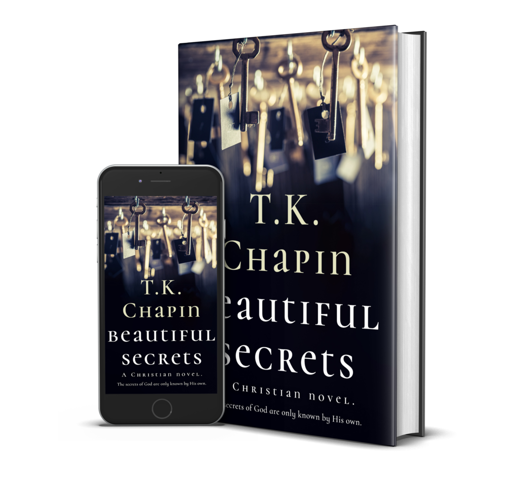 3d promotional picture of the new christian fiction novel Beautiful Secrets